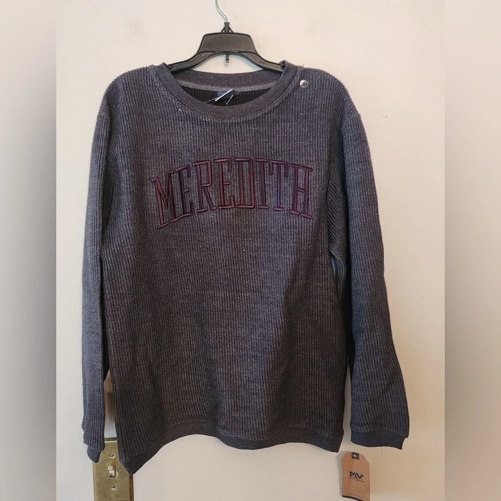 Meredith grey Ribbed crewneck sweatshirt size mens xs